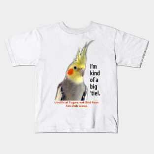 Big Tiel-black type Kids T-Shirt